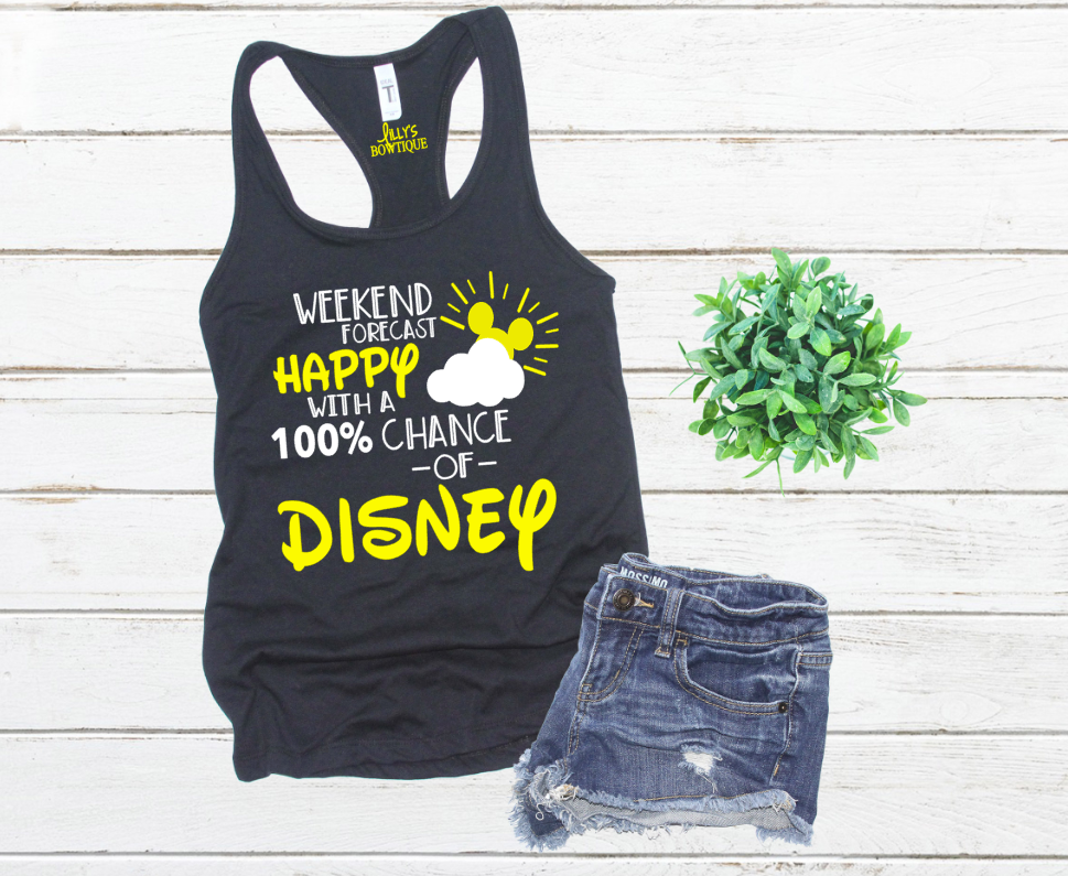 Weekend Forecast Happy With a 100% Chance of Disney Tank