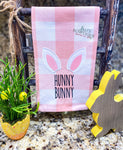 Hunny Bunny Embroidered Dish Towel