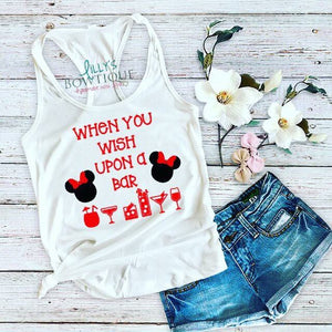 When you wish upon a bar Minnie inspired tank
